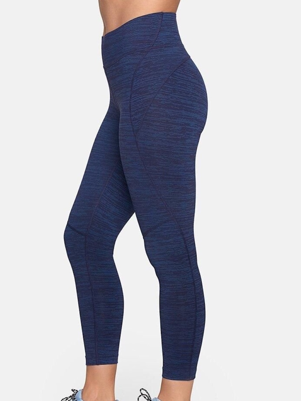 Outdoor Voices Navy/ Black Leggings 3/4 length